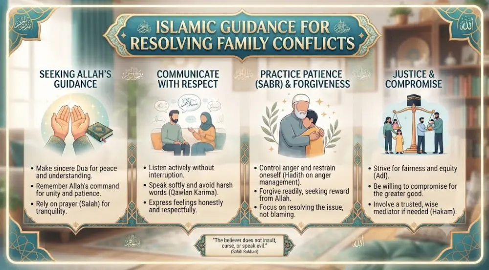Islamic Guidance for Resolving Family Conflicts